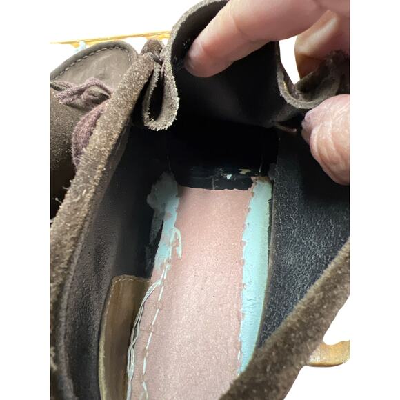 Clarks Original Men’s Brown Suede Wallabee Desert Chukka Boots Size 10 1/2 Flaws - Picture 9 of 10